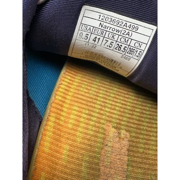 Brooks Glycerin 20 Women’s 9.5 Narrow 2A Running Shoes Blue Teal Cushioned - Picture 7 of 8